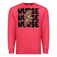 Cardinal nurse lightning bolt Premium Sweatshirt - MaliasSmallBusiness
