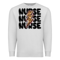 Dove Grey nurse lightning bolt Premium Sweatshirt - MaliasSmallBusiness
