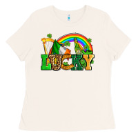 Bone lucky with st patricks elements Ladies Tee - AdoDesignShop