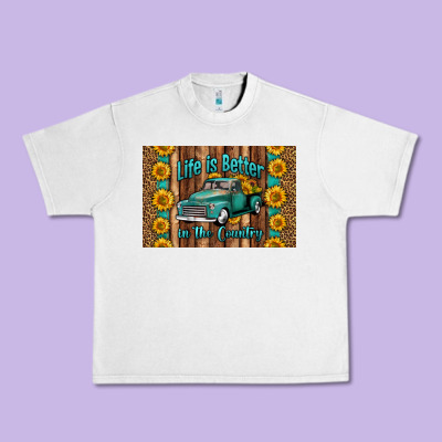 Life Is Better In The Country Skinny Metal Can Holder Urban Heavy Tee Designed By Hra Design Shop
