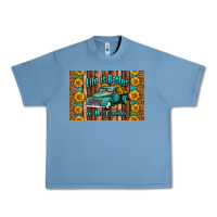 Pebble Blue life is better in the country skinny metal can holder Urban Heavy Tee - HRA Design Shop