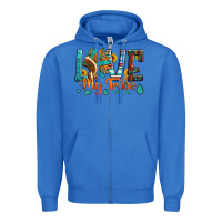 True Royal love my tribe native american indian headdress Zipper Hoodie - Artiststas