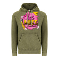 Vintage Olive little miss preschool Vintage Hoodie - texasbilliewilder