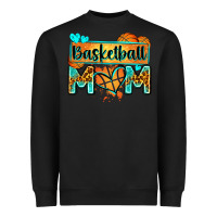Black basketball mom with leopard Heavyweight Sweatshirt - Zillion Design Studio