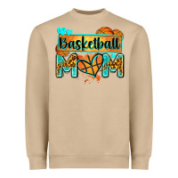 Mushroom basketball mom with leopard Heavyweight Sweatshirt - Zillion Design Studio