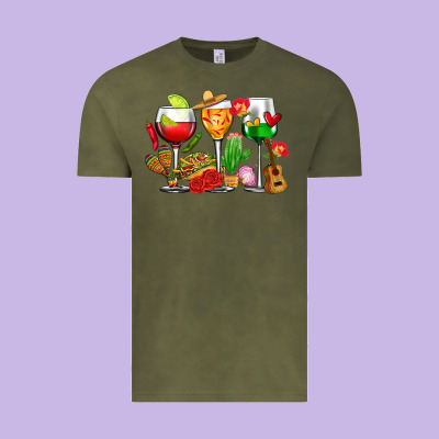 Mexico Wine Glasses Cups Vintage Tee Designed By Cts Tumbler Store