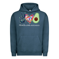 Pigment Midnight Navy PEACE LOVE AVOCADOS Urban Hoodie - Bettercallsaul
