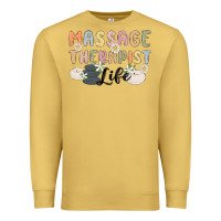Antique Gold massage therapist life Premium Sweatshirt - MaliasSmallBusiness