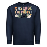 Navy massage therapist life Premium Sweatshirt - MaliasSmallBusiness