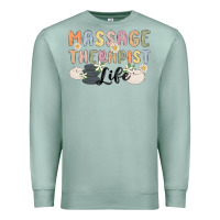 Seafoam massage therapist life Premium Sweatshirt - MaliasSmallBusiness