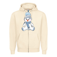 Sandshell winter snowman Zipper Hoodie - AdoDesignShop
