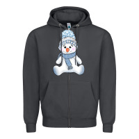 Smoke winter snowman Zipper Hoodie - AdoDesignShop