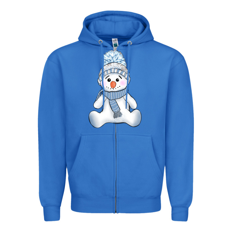 Winter Snowman Zipper Hoodie by AdoDesignShop | Teevron