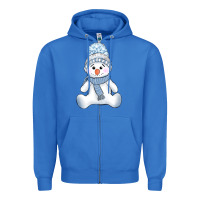 True Royal winter snowman Zipper Hoodie - AdoDesignShop