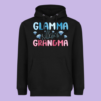 Glamma Glam Grandma Heavyweight Hoodie Designed By Maliassmallbusiness