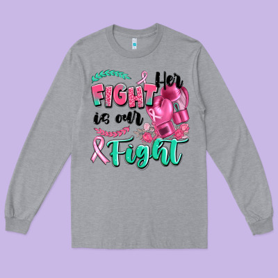 Her Fight Is Our Fight Long Sleeve Tee Designed By Artiststas