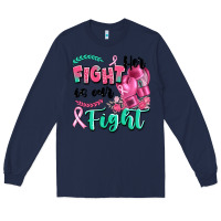 Navy her fight is our fight Long Sleeve Tee - Artiststas