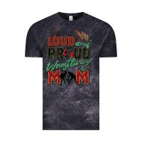 Cloud Black loud and proud wrestling mom Vintage Tee - Zillion Design Studio