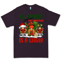 Plum all i want for christmas is a choir Premium Tee - BarkalooDesign