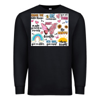 Black positive affirmations Premium Sweatshirt - MaliasSmallBusiness