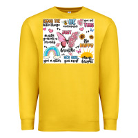 Lemon positive affirmations Premium Sweatshirt - MaliasSmallBusiness