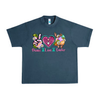 Midnight Navy Peace Love Easter Urban Heavy Tee - Neo Western