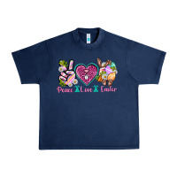 Navy Peace Love Easter Urban Heavy Tee - Neo Western