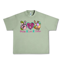 Oil Green Peace Love Easter Urban Heavy Tee - Neo Western