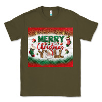 Army Green merry christmas y'all tumbler Classic Tee - BundleAndBundleShop