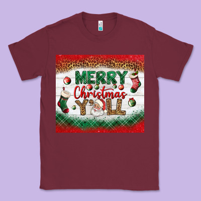 Merry Christmas Y'all Tumbler Classic Tee Designed By Bundleandbundleshop