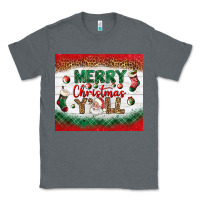 Charcoal Heather merry christmas y'all tumbler Classic Tee - BundleAndBundleShop