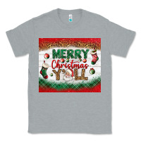 Heather Grey merry christmas y'all tumbler Classic Tee - BundleAndBundleShop