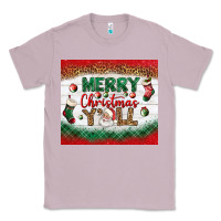 Lilac merry christmas y'all tumbler Classic Tee - BundleAndBundleShop