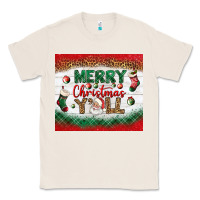 Natural merry christmas y'all tumbler Classic Tee - BundleAndBundleShop