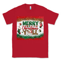 Red merry christmas y'all tumbler Classic Tee - BundleAndBundleShop