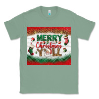 Sage merry christmas y'all tumbler Classic Tee - BundleAndBundleShop