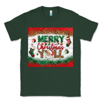 Sports Green merry christmas y'all tumbler Classic Tee - BundleAndBundleShop