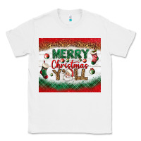 White merry christmas y'all tumbler Classic Tee - BundleAndBundleShop