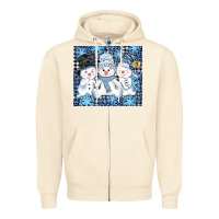 Sandshell snowman tumbler Zipper Hoodie - AdoDesignShop