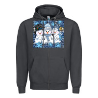 Smoke snowman tumbler Zipper Hoodie - AdoDesignShop