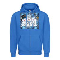 True Royal snowman tumbler Zipper Hoodie - AdoDesignShop