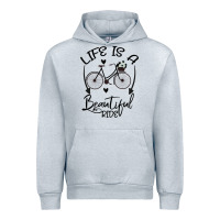 Heather Grey Life is a beautiful ride Urban Hoodie - Bettercallsaul