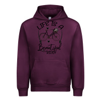 Mauve Wine Life is a beautiful ride Urban Hoodie - Bettercallsaul