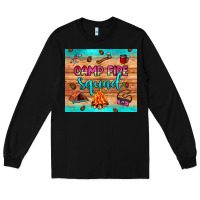 Black camp fire squad Long Sleeve Tee - JahusDesignShop