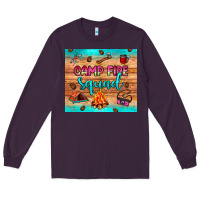 Plum camp fire squad Long Sleeve Tee - JahusDesignShop