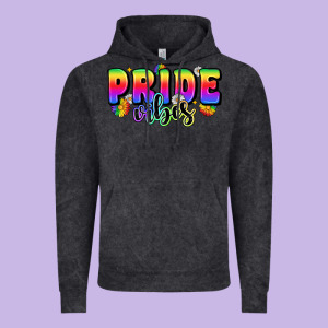 Pride Vibes Vintage Hoodie Designed By Zillion Design Studio
