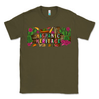 Army Green hispanic heritage libbey cup Classic Tee - BundleAndBundleShop
