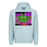 Blue Mist spooky mama tumbler Premium Hoodie - BundleAndBundleShop
