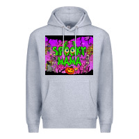 Heather Grey spooky mama tumbler Premium Hoodie - BundleAndBundleShop