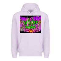 Lilac spooky mama tumbler Premium Hoodie - BundleAndBundleShop